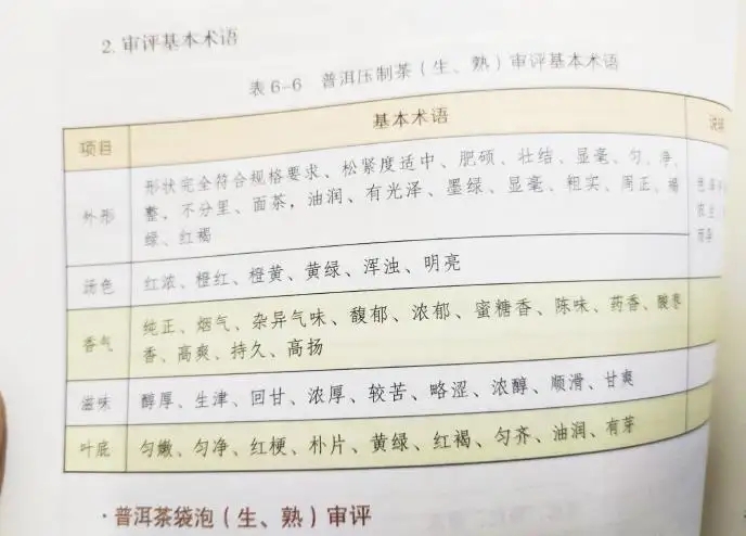 活学活用 ，一学就会的普洱茶口感术语